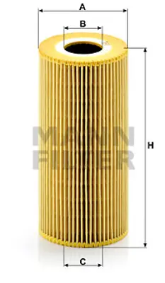MANN FILTER HU951xX Yag Filitresi W202 93>00 W210 95>99 W124 93>95 Vıto 638 97>03 Sprınter 96>06 Man Tgl 12.180 D0834 05> 