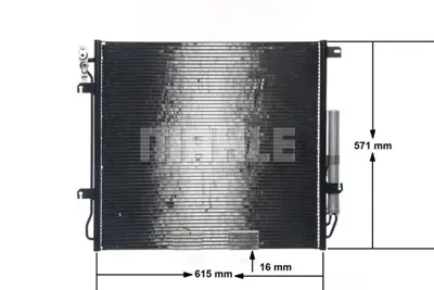 BEHR MAHLE AC 759 000SS Klima Radyatoru Dıscovery 3 L319 05>09 Range Rover Sport I L320 05>13 