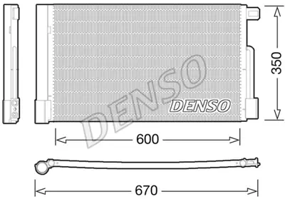 DENSO DCN01004 Klima Radyatörü Opel Corsa D-E  1.2-1.4 39035152 AC367000S 1850119 711M67 55700406 FT5314 8FC351301654 95530541 1609867680 1850849