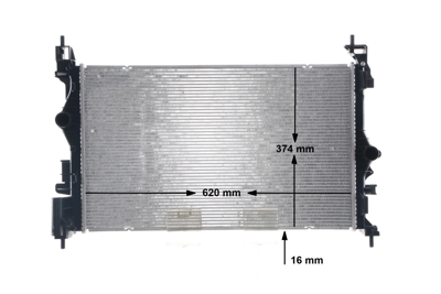 BEHR MAHLE CR 1199 000S Motor Su Radyatoru Corsa E 15> B10xft - D10xfl - B13dtc - B13dte 1300368 1300377 13440204 13486481 630785 RA0201240