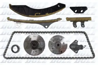 DOLZ SKCH033V Eksantrik Zıncır Seti I20 1,2 Benzınlı 2013 -> I10 1,2 2013 -> G4la Motor (9 Parça) GM SKCH033V