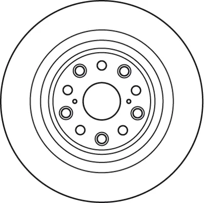 TRW DF6038S Fren Dıskı Arka 18152045148 4243250010 RD01400 ADT343285 BD2645 BS7642B DF7804 6060385 8DD355116931 BN1286
