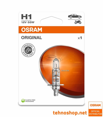 OSRAM 64150-1BL Ampul H1 12v Standart Blıster Ambaljlı 55w GM 1987301005, GM 483204000, GM N44801B
