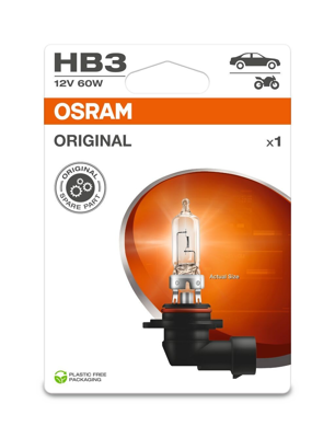 OSRAM 9005-1BL Ampul Hb3 12v Standart Blıster Ambaljlı 60w GM 1987301062, GM 480054000, GM 8GH005635128