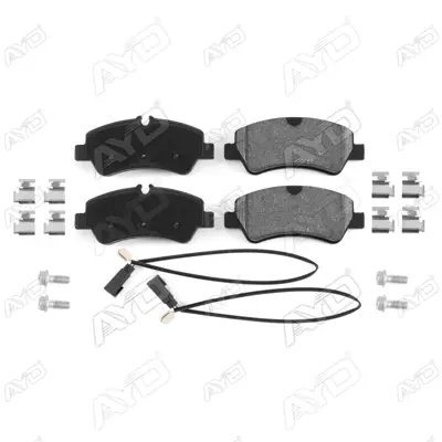 AYD 11-60082C Ford Custom V362 Mınıbus Arka Balata (Çıft Fıslı) (Cıvata Takımlı) 