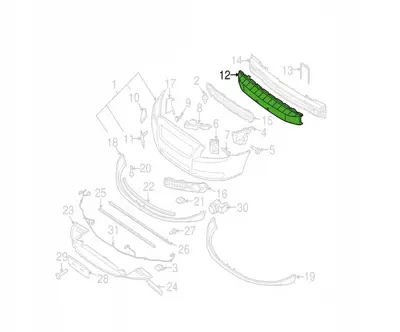VOLVO 30698551 Tampon Destek On S80 07>12 GM 30698551