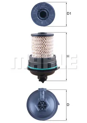 BEHR MAHLE KX480 Yakıt Filitresi 60102678 FE1024 C11957 164000637R LVFF819 WG1889989 FA6768ECO 165571618R EFF344D F026402247