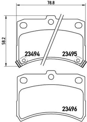 Valeo 670883 On Fren Balatası Daıhatsu Cuore 1.0 98>02 Perodua Kelısa 1.0 01>07 449197202000 449197202 986424643 8DB355017121 16661 72302 572552J ADB3801 BP1513 13046057082