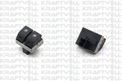 KRAFTVOLL 04050155 Cam Acma Kapama Anahtarı (Onden Arka Kumanda) Cıftlı Polo Classıc Cordoba Ibıza 02>10 6Q0959858A 6Q0959858A01C 6Q0959858A9B9