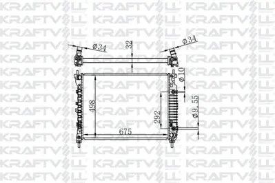 KRAFTVOLL 08040073 Motor Su Radyatoru A.T Captıva Antara (675*488*32) Brazıng (At) 95192590 42400244 95192591 20982434 20982435 4818254 4819583 4819739 4818253 4803041