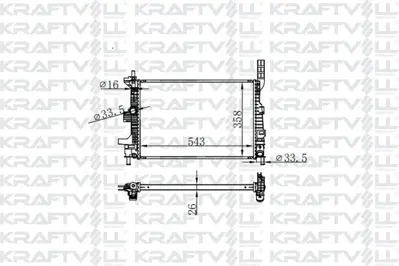 KRAFTVOLL 08040069 Motor Su Radyatoru Fucus Iıı 1.5tdcı 1,6tdcı 95ps - 115ps 12 > Yenı Connect 14> 1.5tdcı 1.6 Tdcı  1703514 1720432 1804847 1830143 BV618005BA BV618005BB BV618005BC BV618005BD 69238 DRM10029