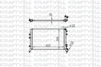 KRAFTVOLL 08040080 Motor Radyatoru Golf V Vı Octavıa A3 Rapıd Superb 1,2 - 1,4tsı 07> (627*396*23) (Mt) 1K0121251BN 1K0121253BB 1K0121253L 1K0121251L 1K0121251BB 5K0121251J 5K0121253B 5K0121251AA 1K0121251CM 1K0198251CS