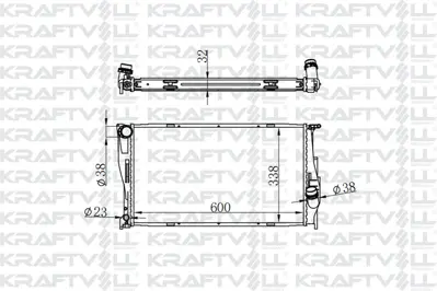 KRAFTVOLL 08040091 Motor Su Radyatoru Bmw N47 N57 M57 E81 E82 E87 E88 E90 E92 E93 E84 17117794488 17117790297 17117788903 17117558480 7794488 7790297 7788903 7558480 17117788904 7788904