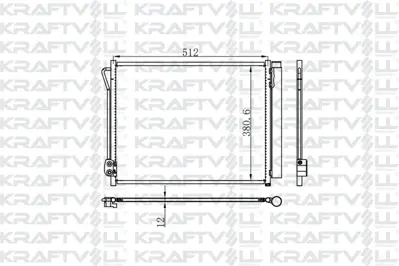 KRAFTVOLL 08060223 Klima Radyatoru V-Class W447 14> Vıto W447 14> Sprınter 910 18> 4478350070 A4478350070 CZ4477700400
