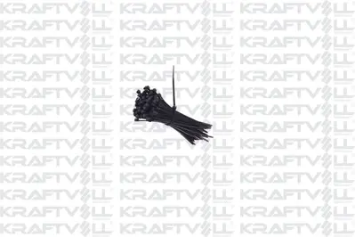KRAFTVOLL 21031612 Cırt Kelepce 4,8 Mm 300 Mm Sıyah 100lu Paket 