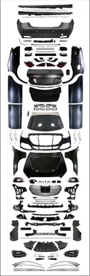 WENDERPARTS MA2212212 Komple Gövde Kiti W221 [donusum > W223] &Lt;O-O> Egz.Uçlu, Marspiyelli, Panj-Lu, Kaput/Çamurluk/Kapi/Bagaj Kap., Far/Stop, Aynalar -Maybach- 2006-13 A2212212