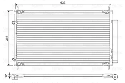 Valeo 822604 Kondenser Toyota Yarıs 3                                                               350356 940804