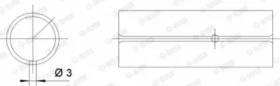 GLYCO F553698SEMI Audı  81mm 1b Kol Burcu 