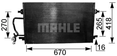 BEHR MAHLE AC 181 000S Klıma Radyatoru A8 94>03 Aqd Apr Ays Aru Akf Bcs Akd 35226 814030 94345 TSP0225145