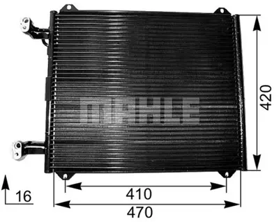 BEHR MAHLE AC 251 000P A C Condenseraudı A2 260510 350203375000 35362 701M18 817569 817570 94584 AD302C001 AI5193 DCN02009 TSP0225407