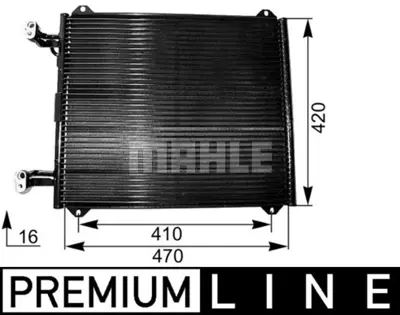 BEHR MAHLE AC 251 000P A C Condenseraudı A2 260510 350203375000 35362 701M18 817569 817570 94584 AD302C001 AI5193 DCN02009 TSP0225407