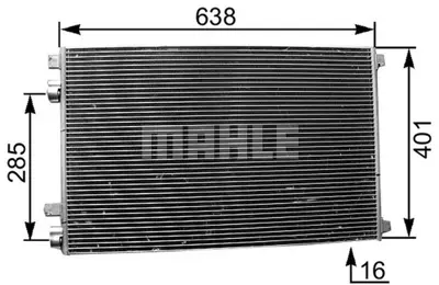 BEHR MAHLE AC 360 000P A C Condenserrenault Megane Iı  Scenıc 260041 350203932000 35449 359003221500 723M66 817608 94626 DCN23012 M7230720 RN032C001 RT5305 RTA5305 TSP0225541
