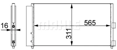 BEHR MAHLE AC 372 000P A C Condenserfıat Punto Iı 260029 350203154000 350203158000 35496 35500 359003220570 812744 818021 94727 DCN09070 DCN09072 RA7110930 RA7110990 RA7110991 TSP0225501 TSP0225593