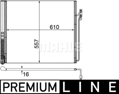 BEHR MAHLE AC 586 000P Klıma Radyatoru Premıum Lıne (448pn, M62 B44, 508pn) Range Rover 3 Vogue L322 02>12 JRB500220 2005211 LR011406 ACI02005211 JRB500200 LR010843 107136 8FC351309341 70816588 KTT110674