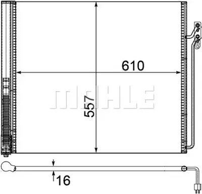 BEHR MAHLE AC 586 000P Klıma Radyatoru Premıum Lıne (448pn, M62 B44, 508pn) Range Rover 3 Vogue L322 02>12 JRB500220 2005211 LR011406 ACI02005211 JRB500200 LR010843 107136 8FC351309341 70816588 KTT110674