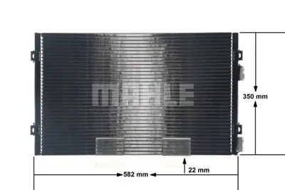 BEHR MAHLE AC 820 000S A C Condenserchrysler Pt Cruıser (Pt_) 261241 35384 817445 94555 DCN06002 TSP0225486