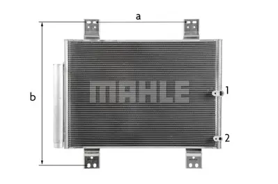 BEHR MAHLE AC 824 000P A C Condenserdaıhatsu Terıos (J2_) 814206 940560 DCN35002 DU5064D