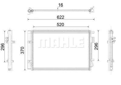 BEHR MAHLE AC 918 000P Kondenser ( Klıma Radyatoru) 940730 DCN41015