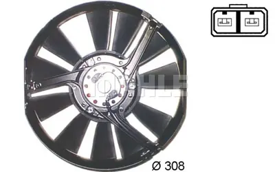 BEHR MAHLE ACF 2 000S A C Condenser Fanopel Astra F 130701233 47467 696172 8250005 8250006