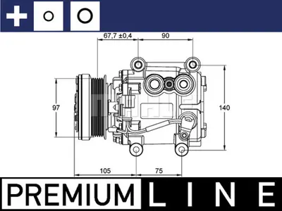 BEHR MAHLE ACP 1113 000P A C Compressorjaguar S-Type (Ccx) 18018 18045 240211 32734 89241 ACP515 ACP516 DCP11005 JRAK025 JRK025 TSP0155387 TSP0155388 TSP0159387