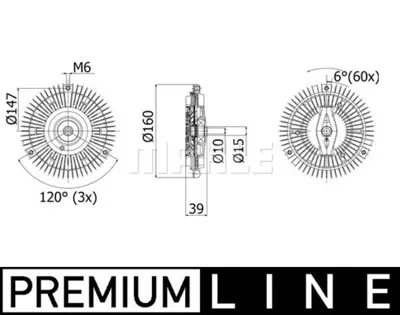 BEHR MAHLE CFC 264 000P Radiator Fan Clutchssangyong Stavıc 