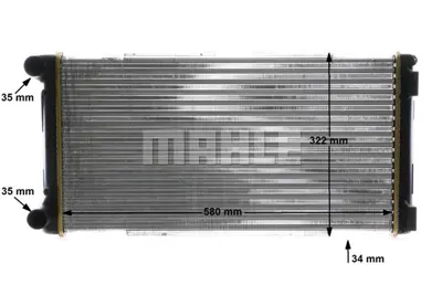 BEHR MAHLE CR 1109 000S Radiatorfıat Punto F.L.'03 1,9jtd 232913 350213168000 53249 61899 732913 DRM09103 FT2301 FTA2301 RA0111000