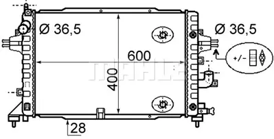 BEHR MAHLE CR 1858 000S Motor Su Radyatoru 20M41 350213176100 53145 630739 OL2467 OLA2467 TSP0524027