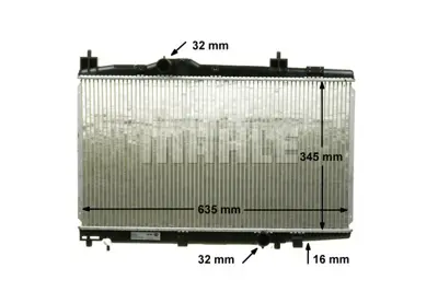 BEHR MAHLE CR 2017 000S Motor Su Radyatoru 53449 64655A 734916 7361008 DRM50005 M0280160 RA0280160