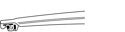 İthal EX 285 Trıco Exactfıt Arka Sılgı Supurgesı Tek 280mm 