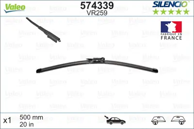 Valeo 119512 Sılecek Supurgesı Arka (X1) Insıgnıa (500mm)   (Swf) 61610034739 1272339 QAW020 574339 575908 574390 288904355R 574648 574643 390495