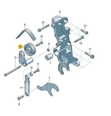 BARCHA 038145278 Alternator Gergı Rulmanı Bora Golf Iv Passat A4 A6 1.9tdı 