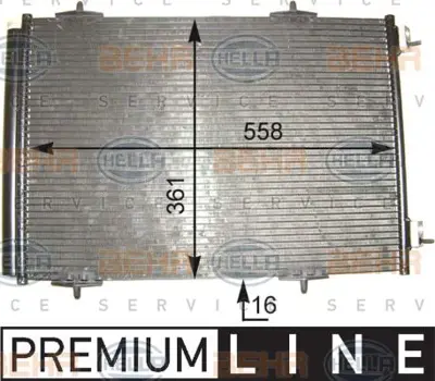 BEHR MAHLE 8FC351303-661 Klıma Radyatoru Crossland X 6455EK 8FC351303661 CA1457 818015 PE5291D 6455HF 940055 PEA5291 40005291 30311596
