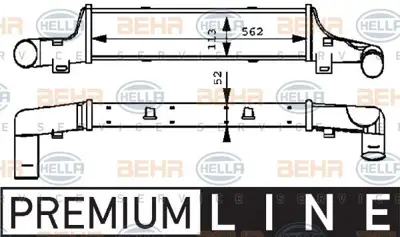 BEHR MAHLE 8ML376723-131 Turbosarj Radyatoru E-Class W210 96>99 S210 96>99 2105000400 L970197 25471 30004224X 96860 347400 2140910001 127100N L970044 A2105001300