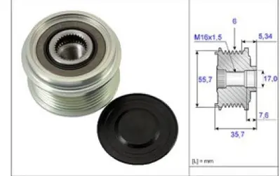 İthal B F032138807 Kasnak 535007710 552117 ZEN5375