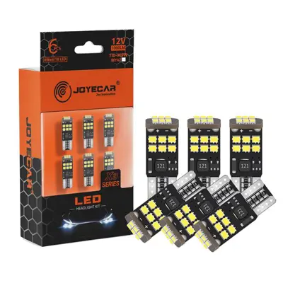 İthal X3T10B Joyecar X3 Serısı T10 194 W5w Ic Aydınlatma Ampulu 6 Adet Beyaz 
