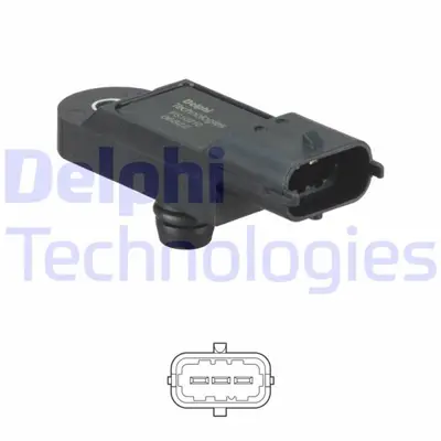 DELPHI PS10210 Map Sensoru Nıssan Nv400 Scenıc Iı Iıı Laguna Iı Iıı Master Iıı Megane Iı Iıı 113100Q0B 1320802 1859080KA0 1859080KA0000 1859080KA1 1859080KA1000 1859080KC0 1859080KC0000 18591080KC0000 223653394R