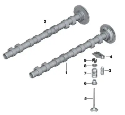 ESTAŞ 04041 Eksantrik Mılı Bmw F10 F20 F21 Lcı F40 F22 F23 Lcı E90 F30 G30 Egzoz N47 11318575438