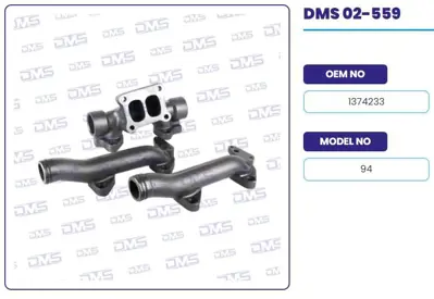 İthal 02-559 Egzoz Manıfoldu Takım Scanıa P G R T 94 02-559