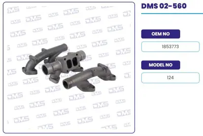 İthal 02-560 Egzoz Manıfoldu Takım Scanıa P G R T 124 02-560