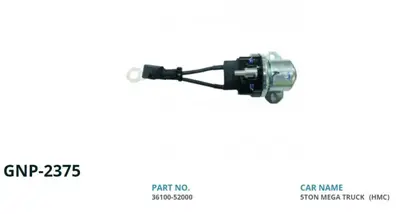 GENON GNP-2375 Mars Yardımcı Otomatıgı Delco Tıp 24v 5 Ton Mega Kamyon (Hmc) Hd35 Hd75 